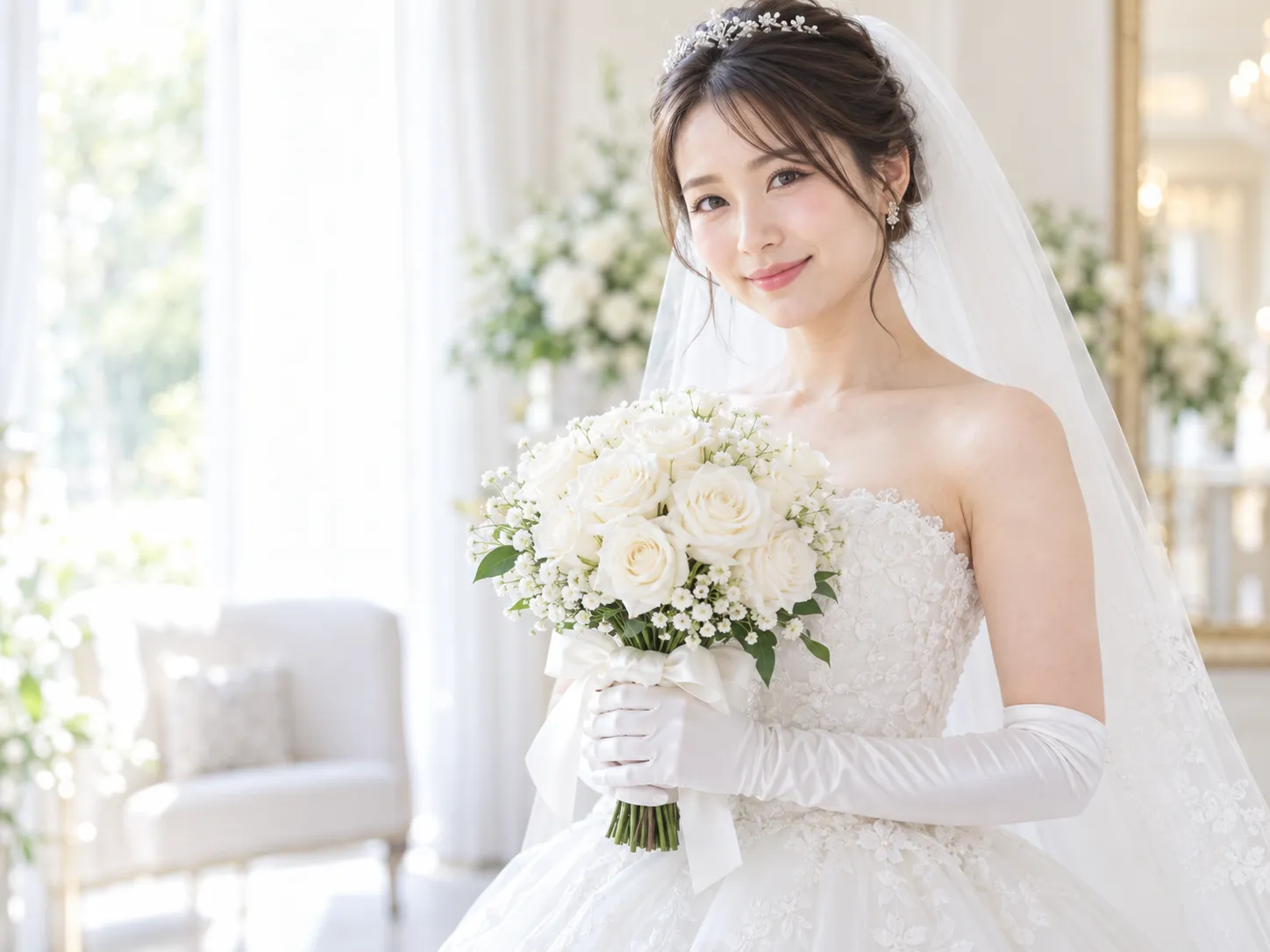 キレイノキセキのブライダルエステをイメージした花嫁の美容ケア
